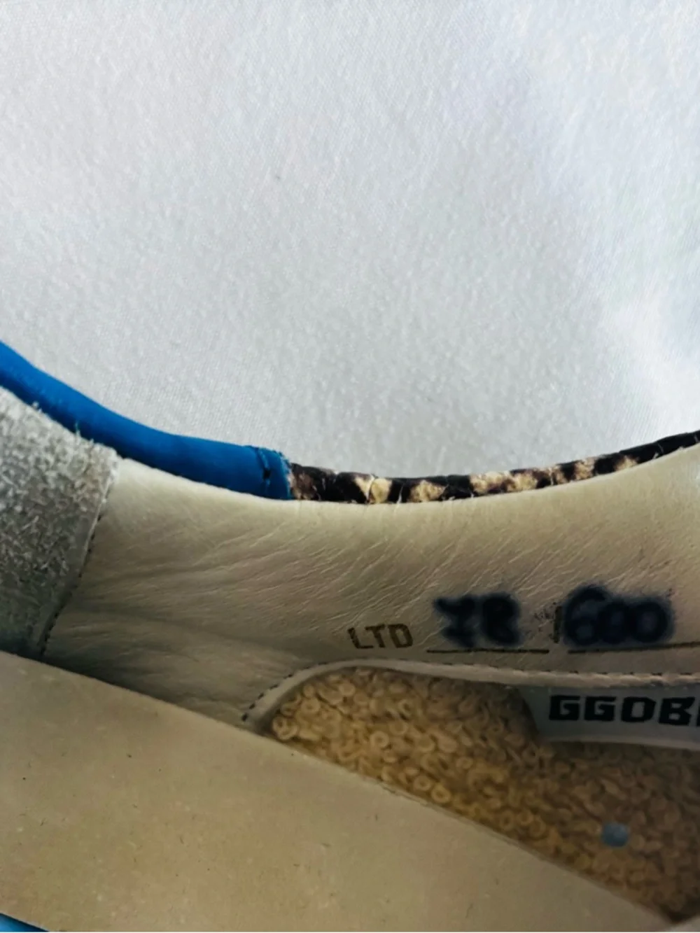 Golden Goose Women's Snake-Print Superstar Sneakers in White, Gray, Black - Picture 12 of 13